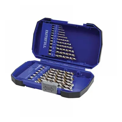 Faithfull Cobalt Hss Drill Set M35 1-10Mm 19 Piece