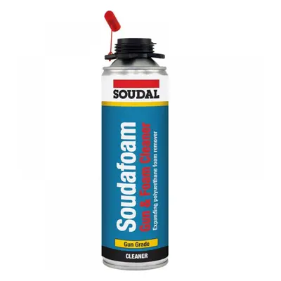 Soudal Gun & Foam Cleaner - Gun Grade Clear 500Ml canister 15