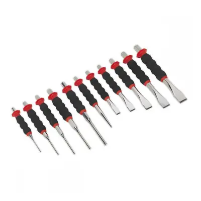 Sealey AK9135 Sheathed Punch & Chisel Set 11Pc