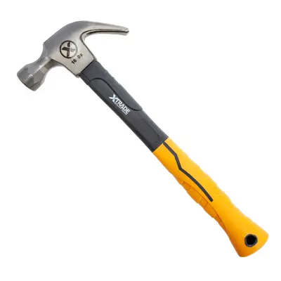 Xtrade X0900086 Claw Hammer With Fibreglass Handle 16Oz