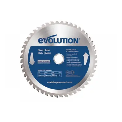 Evolution EVOBLADE230 Mild Steel Cutting Circular Saw Blade 230 X 25.4Mm X 48T