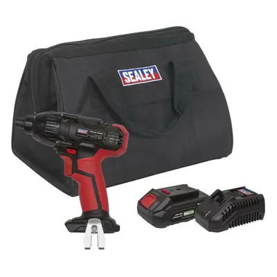 Sealey CP20VIDKIT1 Impact Driver Kit 1/4in Hex Drive 20V 2Ah Sv20 Series