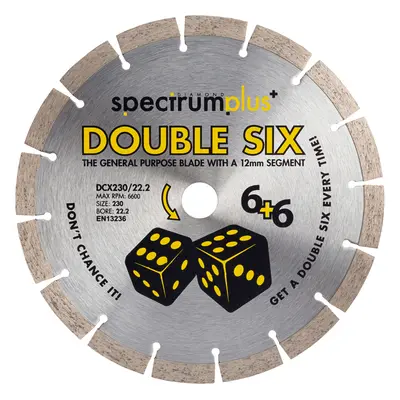 Ox Tools DCX350/20 Spectrum Plus Double Six Diamond Blade - Gp - 350/20Mm EA