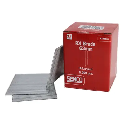 Senco RX25EAA 16-Gauge Rx Straight Brad Galv 63Mm Box 2000