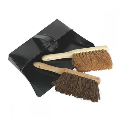 Sealey BM26 Dustpan & Brushes Metal