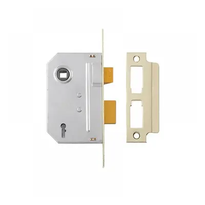 Yale Locks 650320205025 Pm320 3 Lever Mortice Sashlock Polished Brass 79Mm 3In