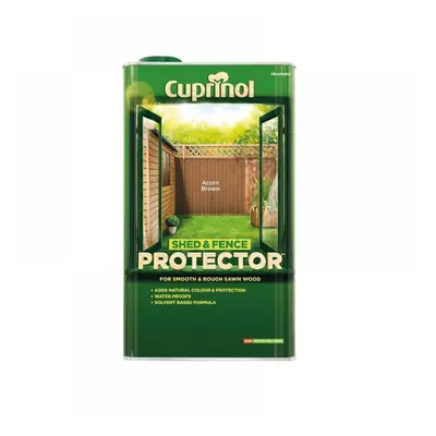 Cuprinol 5095345 Shed & Fence Protector Acorn Brown 5 Litre