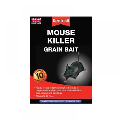 Rentokil PSM22 Mouse Killer Grain Bait (Sachets 10)