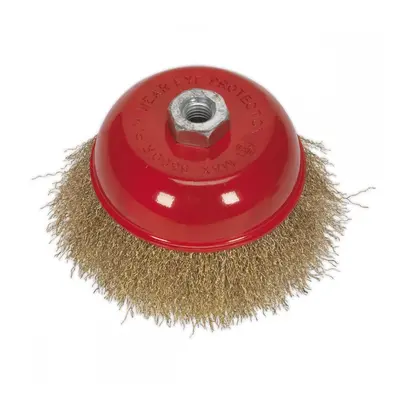 Sealey CBC125 Brassed Steel Cup Brush Ø125Mm M14 X 2Mm