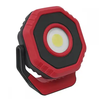 Sealey LED700PR Rechargeable Pocket Floodlight With Magnet 360° 7W Cob Led - Red