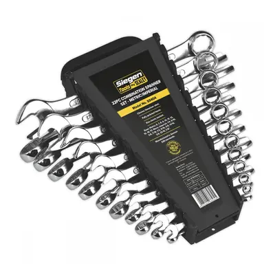 Sealey S0404 Combination Spanner Set 22Pc Metric/Imperial