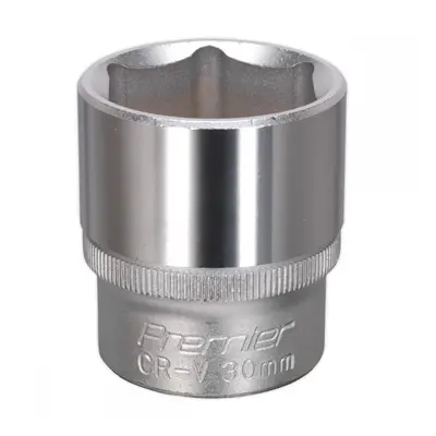 Sealey S1230 Walldrive® Socket 30Mm 1/2inSq Drive