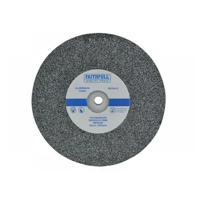 Faithfull General Purpose Grinding Wheel 200 X 25Mm Medium Alox