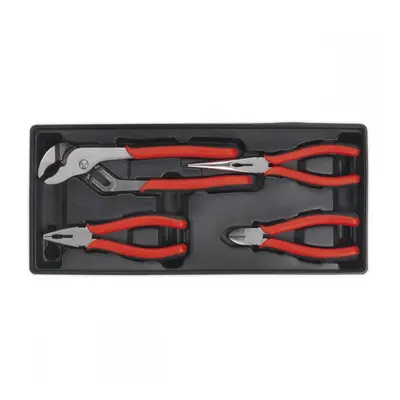 Sealey TBT02 Tool Tray With Pliers Set 4Pc