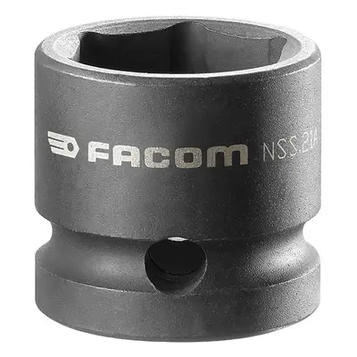 Facom NSS.21A 6-Point Stubby Impact Socket 1/2In Drive 21Mm