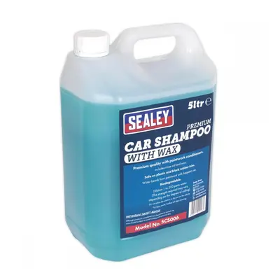 Sealey SCS006 Car Shampoo Premium With Wax 5L