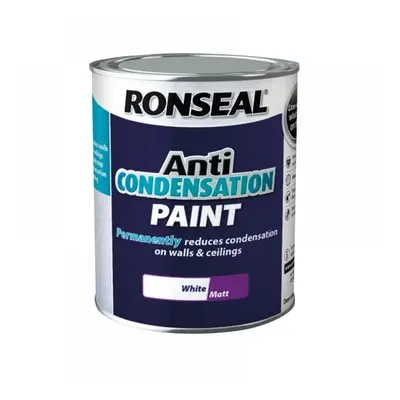 Ronseal 37476 Anti Condensation Paint White Matt 750Ml