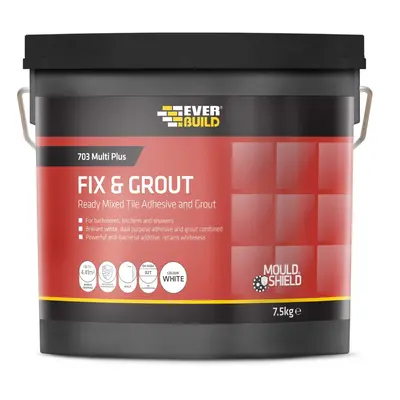 Everbuild 703 Fix & Grout Tile Adh 7.5Kg