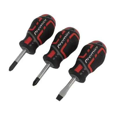 Sealey AK4328 Screwdriver Set 3Pc Gripmax® Stubby