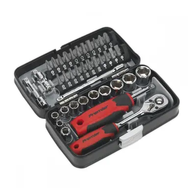 Sealey AK8945 Socket & Bit Set 38Pc 1/4inSq Drive