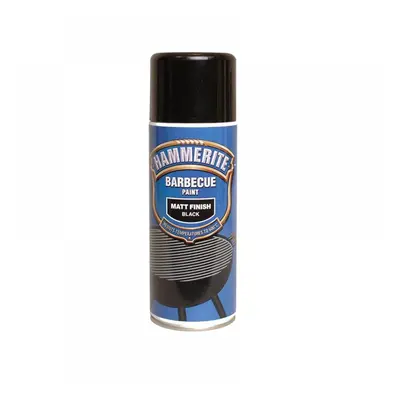 Hammerite 5092865 Bbq Paint Aerosol Black Matt 400Ml