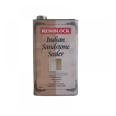 Everbuild Sika 171756 Resiblock Indian Sandstone Sealer Colour Enhancer 5 Litre