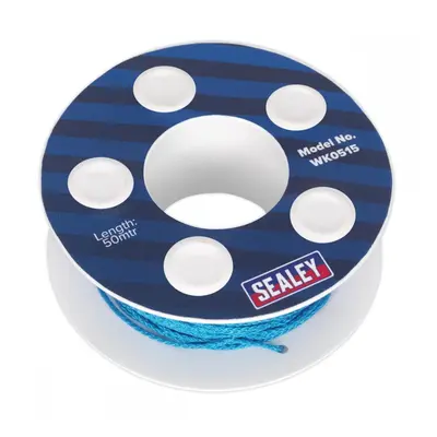 Sealey WK0515 Windscreen Cutting Wire 50M - Nylon