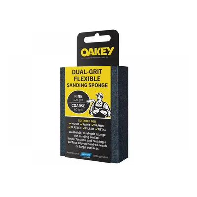 Oakey 63642558593 Dual-Grit Flexible Sanding Sponge Fine/Coarse