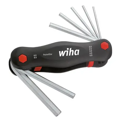 Wiha 23041 Pocketstar Hex Key Set 7 Piece (2-8Mm)