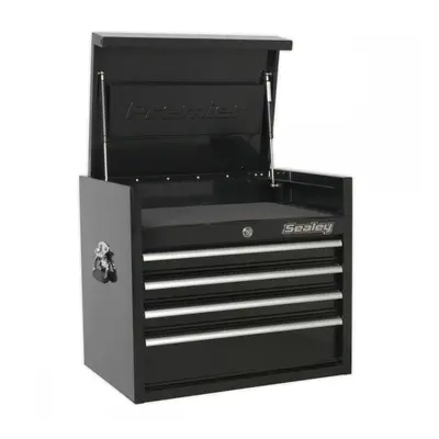 Sealey PTB66004 Topchest 4 Drawer 660Mm Heavy-Duty Black