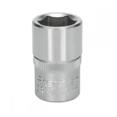 Sealey S1216 Walldrive® Socket 16Mm 1/2inSq Drive