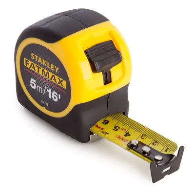 Stanley 0-33-719 Fatmax Metric/Imperial Tape Measure With Blade Armor 5M