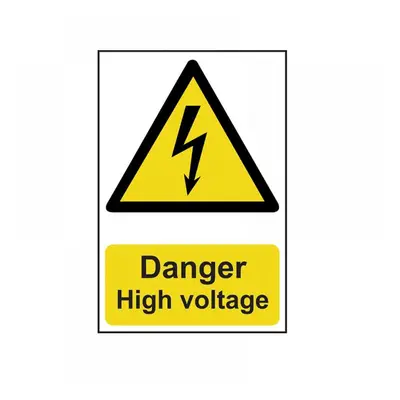 Scan 0761 Danger High Voltage - Pvc Sign 200 X 300Mm