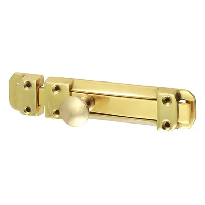 Timco 200852 Contract Flat Section Bolt - Polished Brass 135 X 30Mm Bag 1