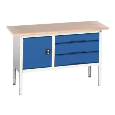 Bott 16923014.11 Verso Adjustable Height Storage Bench 1500 X 600Mm