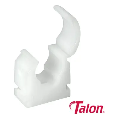 Talon TALTS15 Single Hinged Clip - White - Ts15 15Mm Bag 100