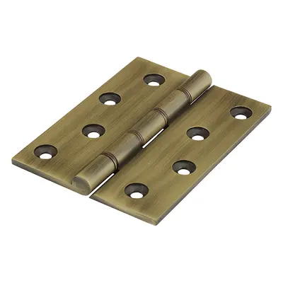 Timco 234910 Double Phosphor Bronze Washered Hinges - Solid Brass - Antique Brass 102 X 75