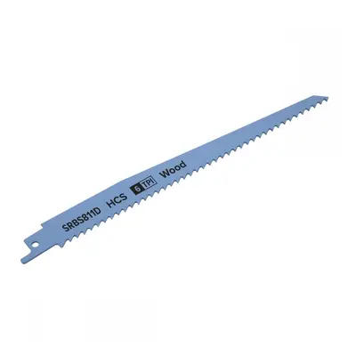 Sealey SRBS811D Reciprocating Saw Blade Clean Wood 200Mm 6Tpi - Pack Of 5