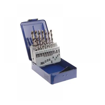 Faithfull Hss Drill Bit Set Of 19 M2 1 - 10Mm & Case