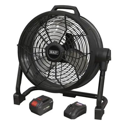 Sealey HVD16CCOMBO 2-In-1 Cordless/Corded 16in High Velocity Drum Fan 20V Sv20 Series Kit