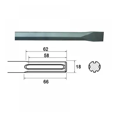 Faithfull Sds Max Chisel 400Mm