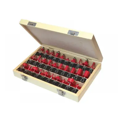 Faithfull 1/4In Tct Router Bit Set 30 Piece