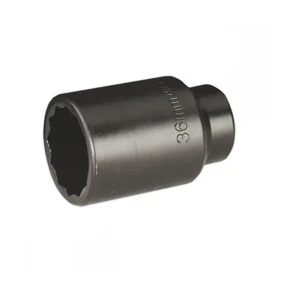 Sealey SX006 Impact Socket 36Mm Bi-Hex Deep 1/2inSq Drive