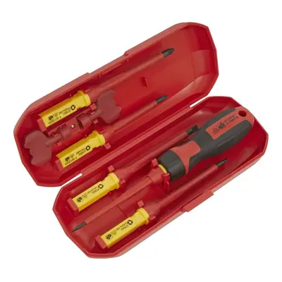 Sealey AK61280 Screwdriver Set Interchangeable 8Pc - Vde Approved