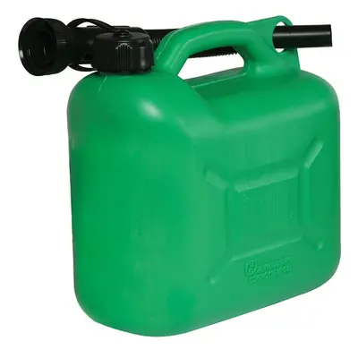 Silverline 847074 Plastic Fuel Can 5Ltr Green Each 1