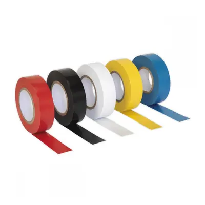 Sealey ITMIX10 Pvc Insulating Tape 19Mm X 20M Mixed Colours Pack Of 10