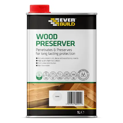 Everbuild Clear Wood Preserver 1L