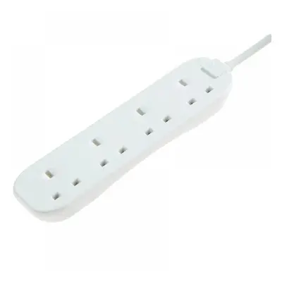 Masterplug BFG5N-MP Extension Lead 240V 4-Gang 13A White 5M