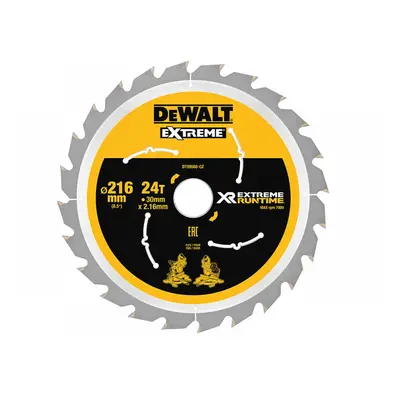 Dewalt DT99568-QZ Xr Flexvolt Circular Saw Blade 216 X 30Mm X 24T