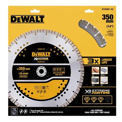 Dewalt DT20461-QZ Elite Series™ All Purpose Diamond Wheel 355 X 25.4Mm